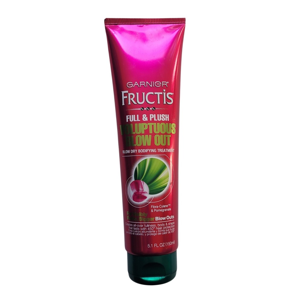 Garnier Fructis Full & Plush Voluptuous Blow Out Treatment 5.1oz Heat Protectant